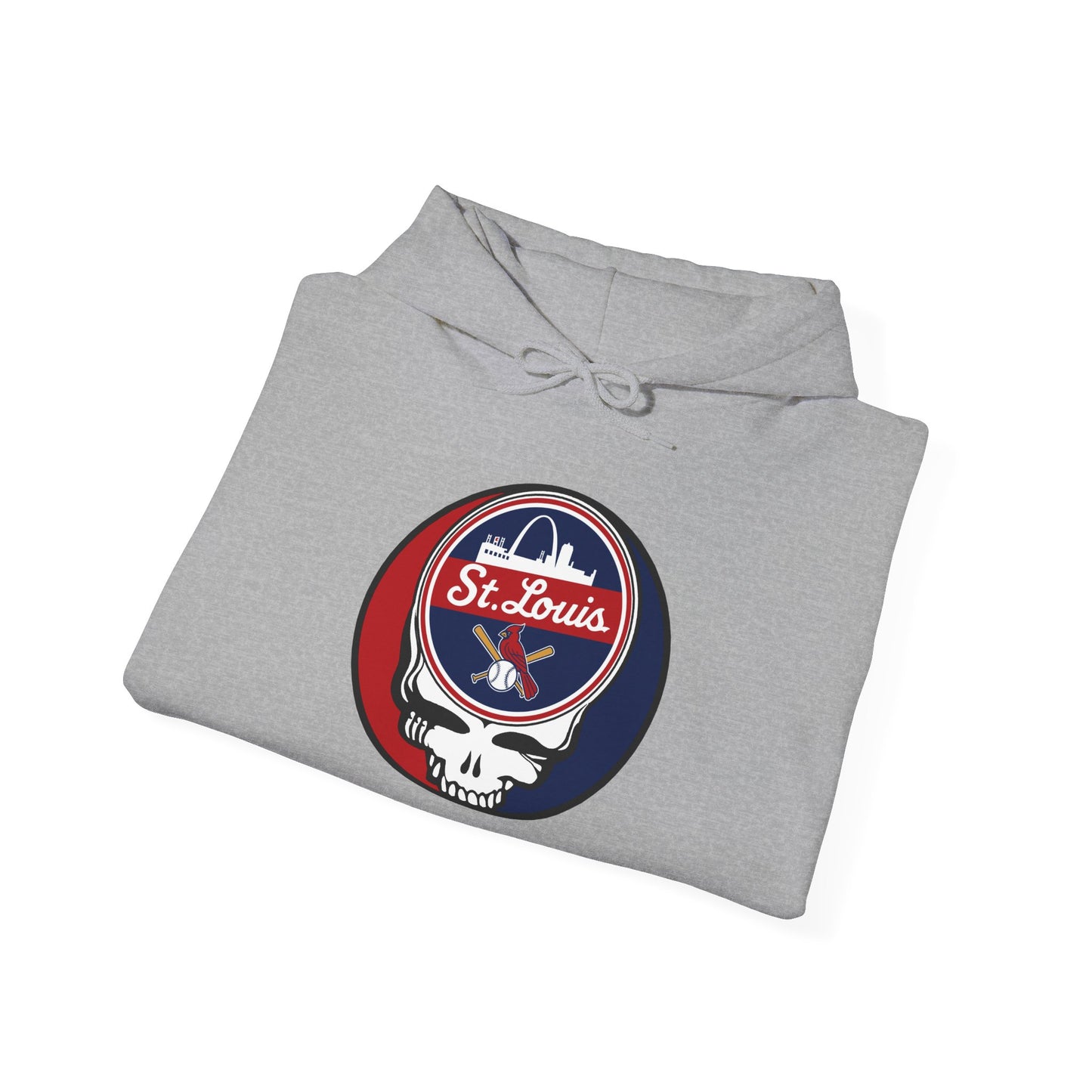 St Louis Cardinals Grateful Dead Unisex Heavy Blend Hoodie - MLB