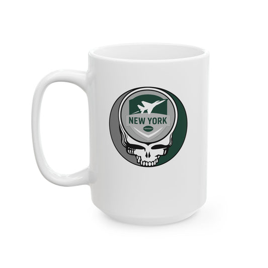 New York Football Stealie Ceramic Coffee Mug - NFL