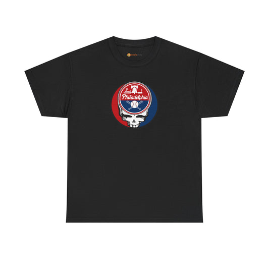 Philadelphia Baseball Grateful Dead Steal Your Face T-Shirt - MLB