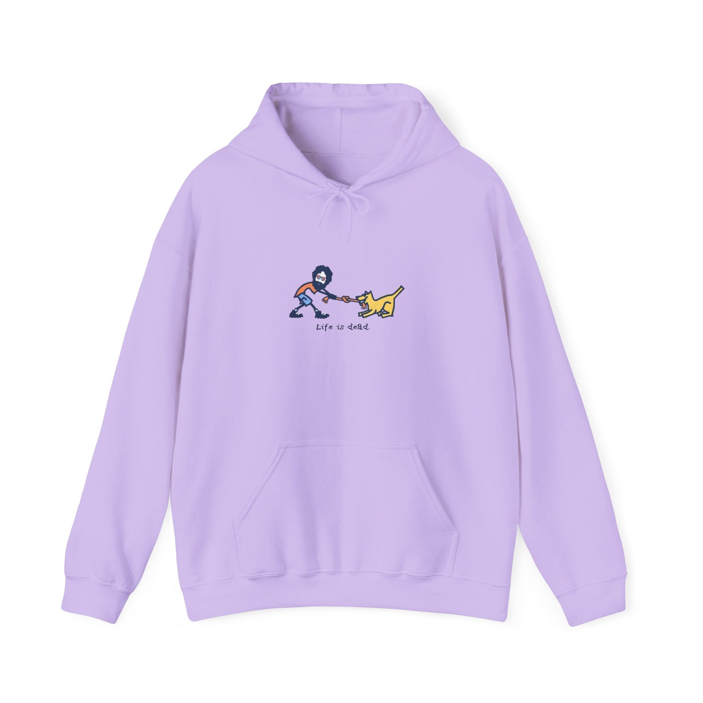 Life is dead. Jerry and His Best Friend Grateful Dead Unisex Hoodie