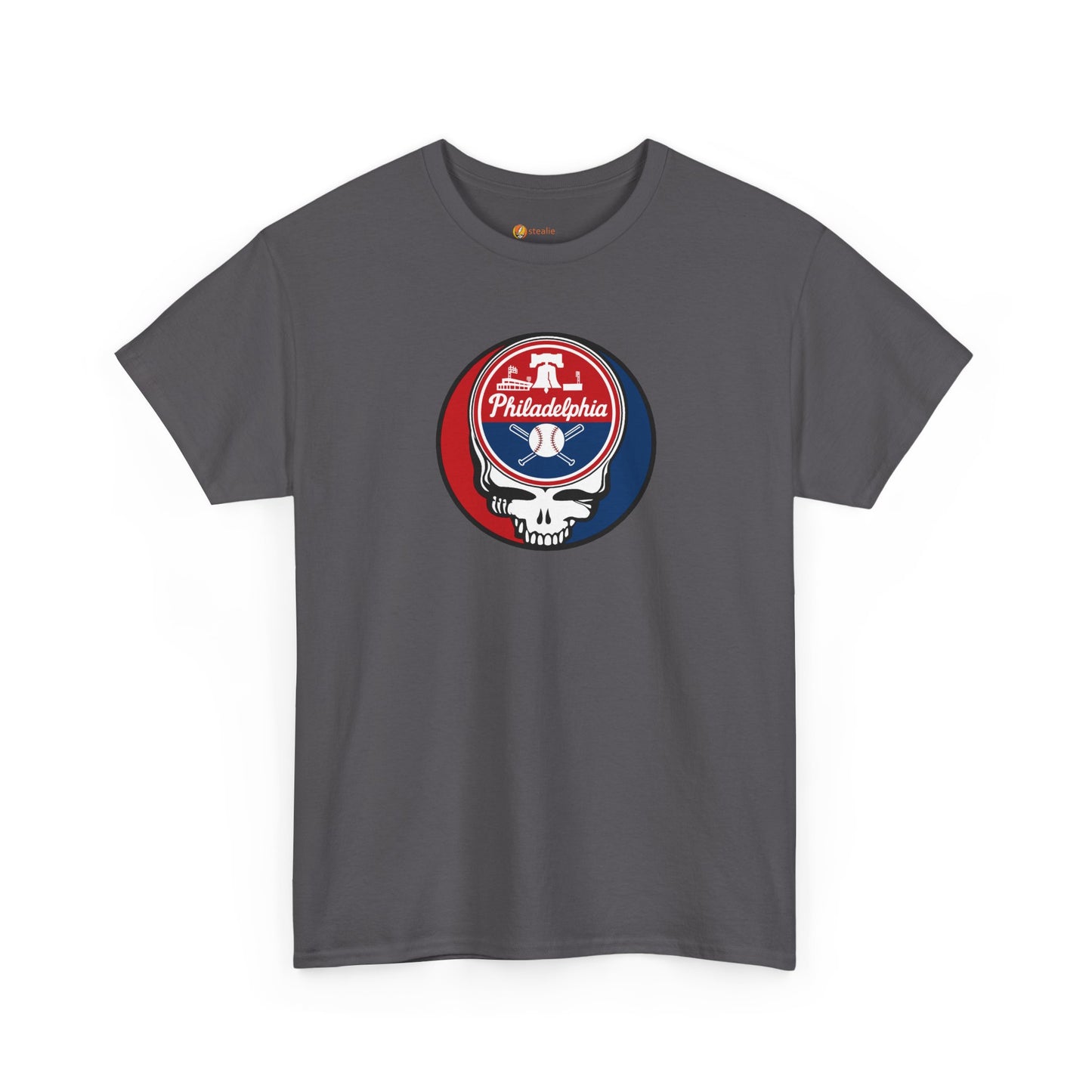 Philadelphia Phillies Grateful Dead Steal Your Face T-Shirt - MLB