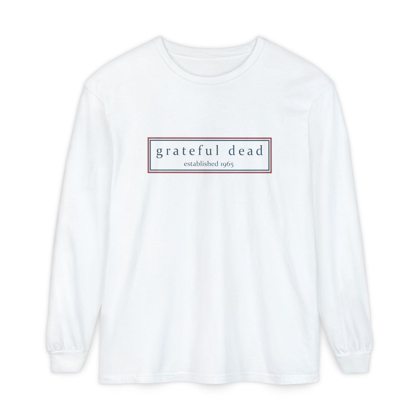 Grateful Dead Dancing Bear Two-Sided Vineyard Collection Garment-dyed Long Sleeve T-Shirt