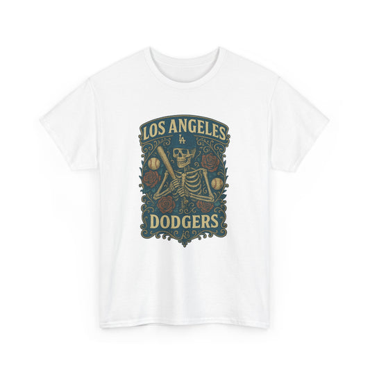 Los Angeles Baseball Retro Poster Art T-shirt