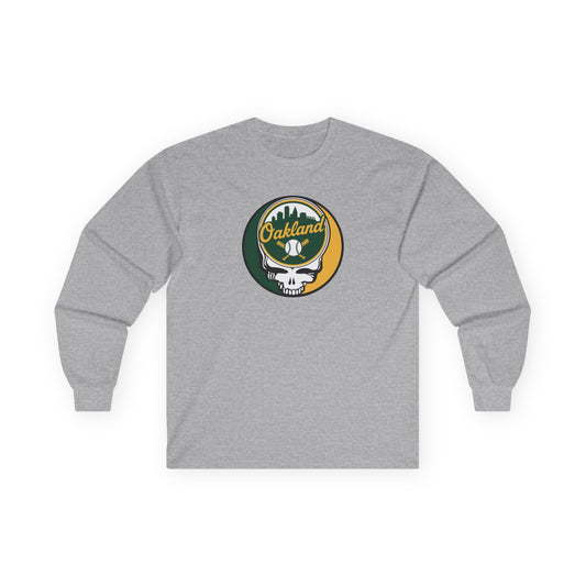 Oakland Baseball Grateful Dead Long Sleeve Tee - MLB