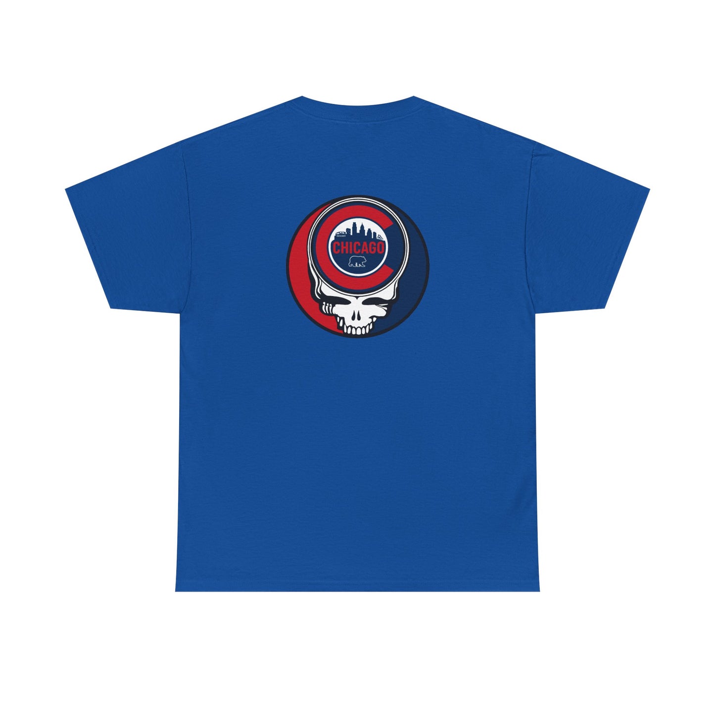 Chicago Cubs Two-Sided Grateful Dead Steal Your Face T-Shirt - MLB
