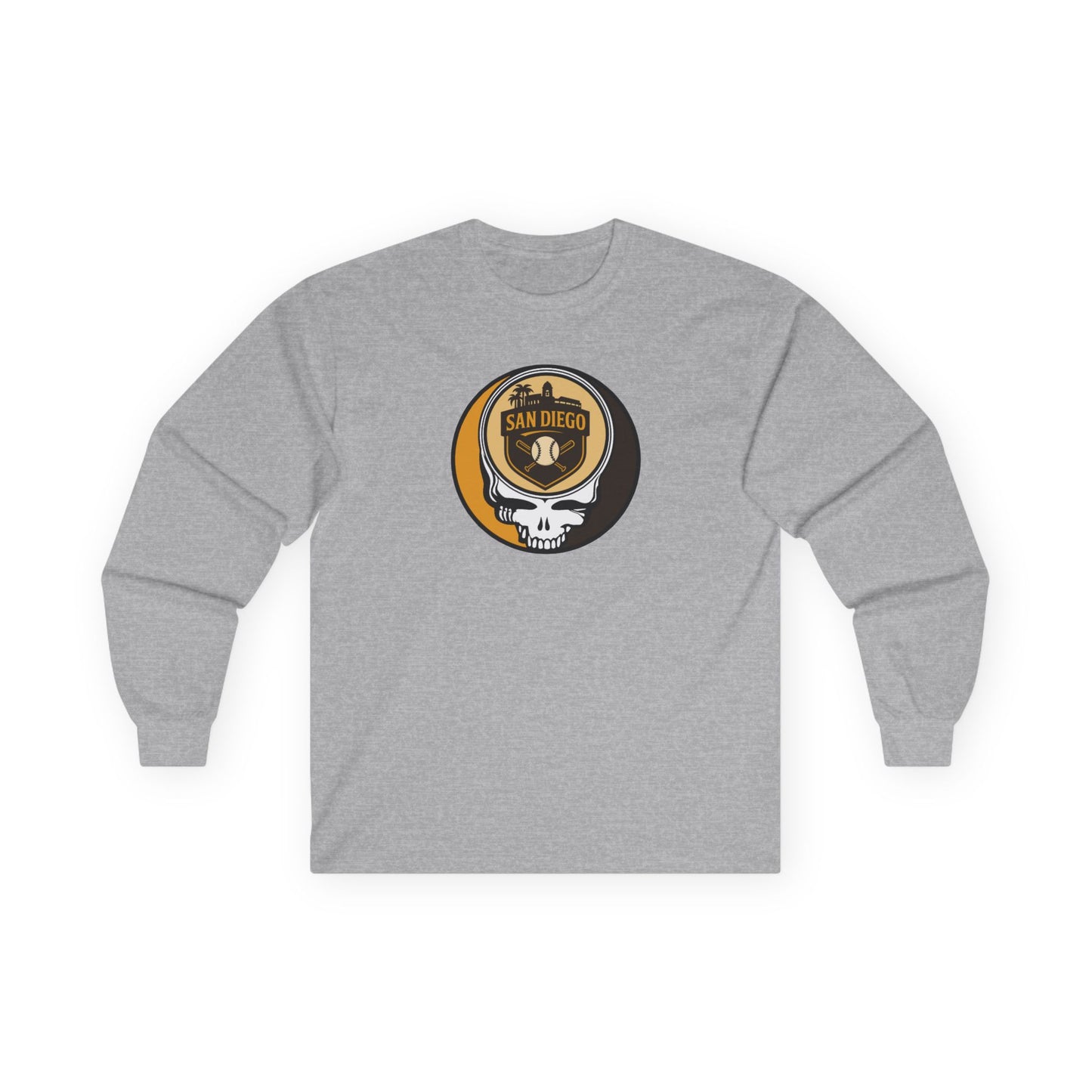 San Diego Padres Stealie Grateful Dead Long Sleeve Tee - MLB