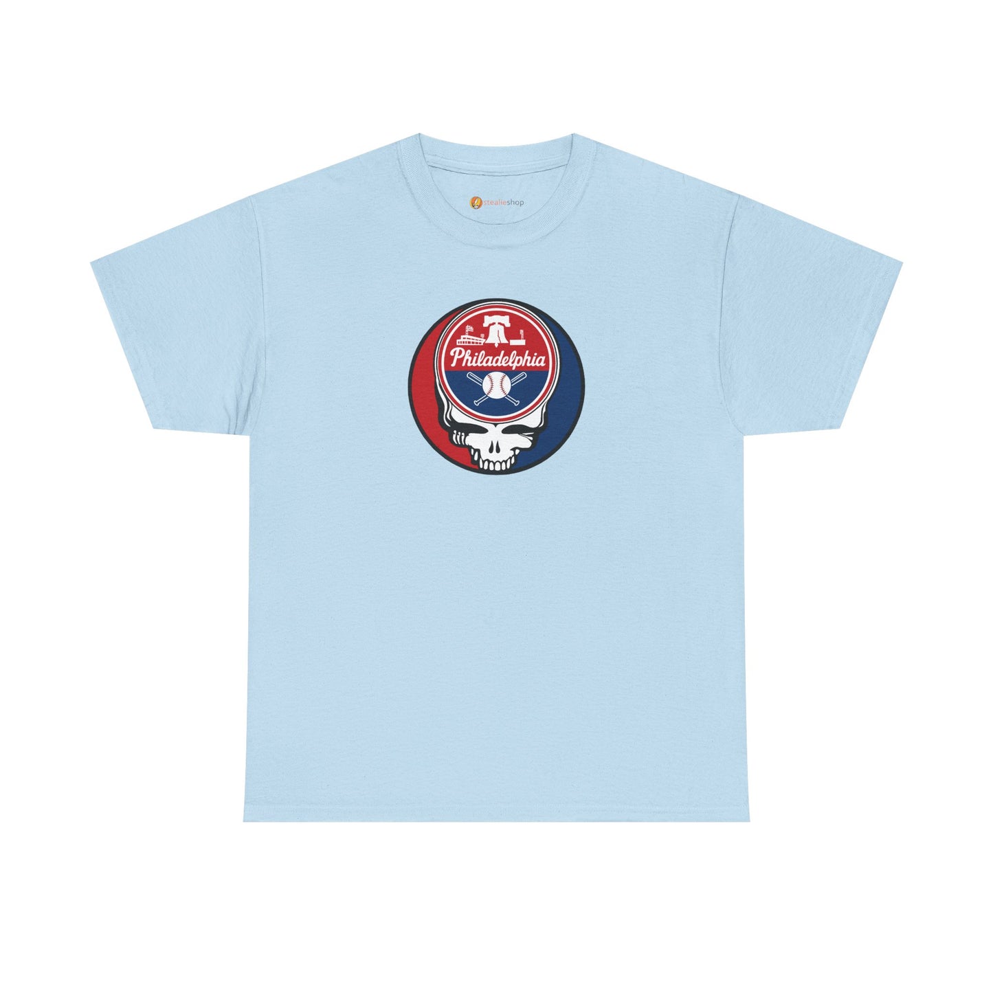 Philadelphia Phillies Grateful Dead Steal Your Face T-Shirt - MLB
