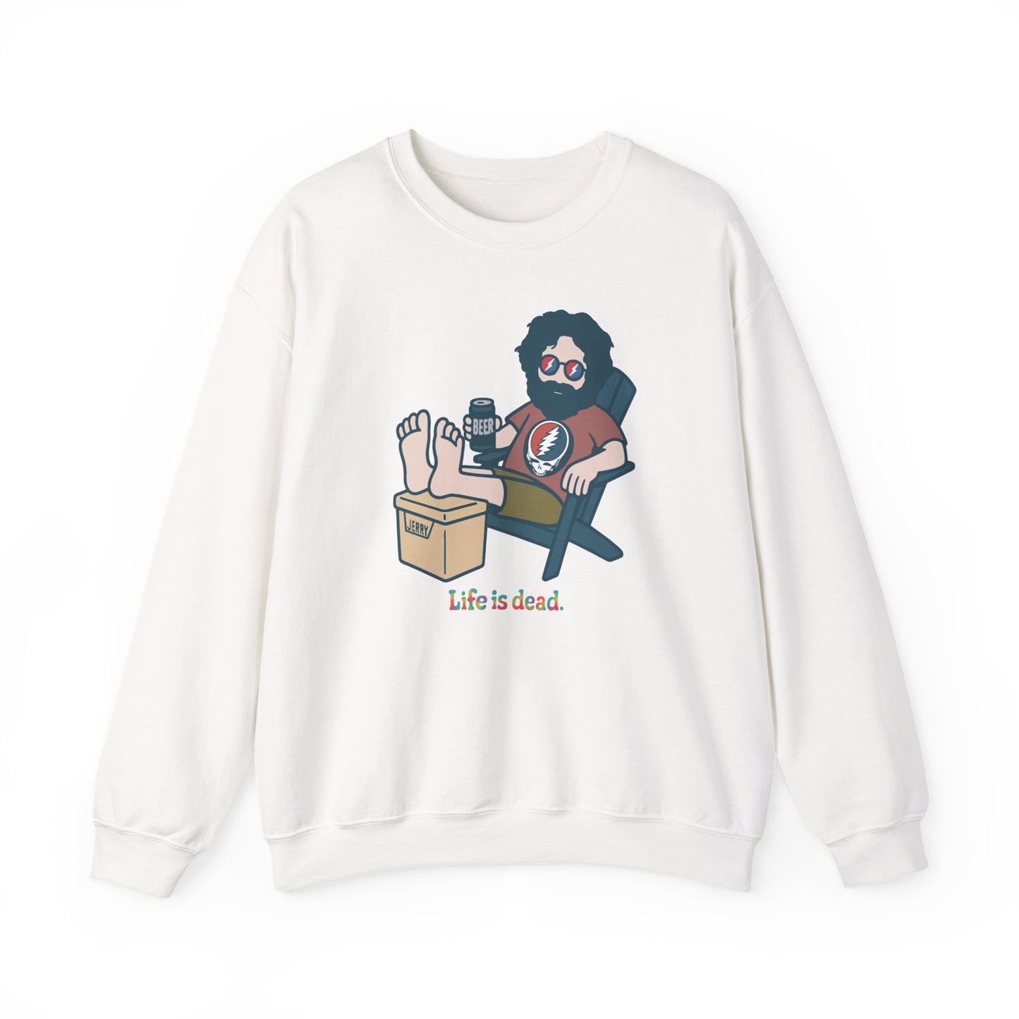 Stay Cool, Jerry Life is dead. Crewneck Sweatshirt