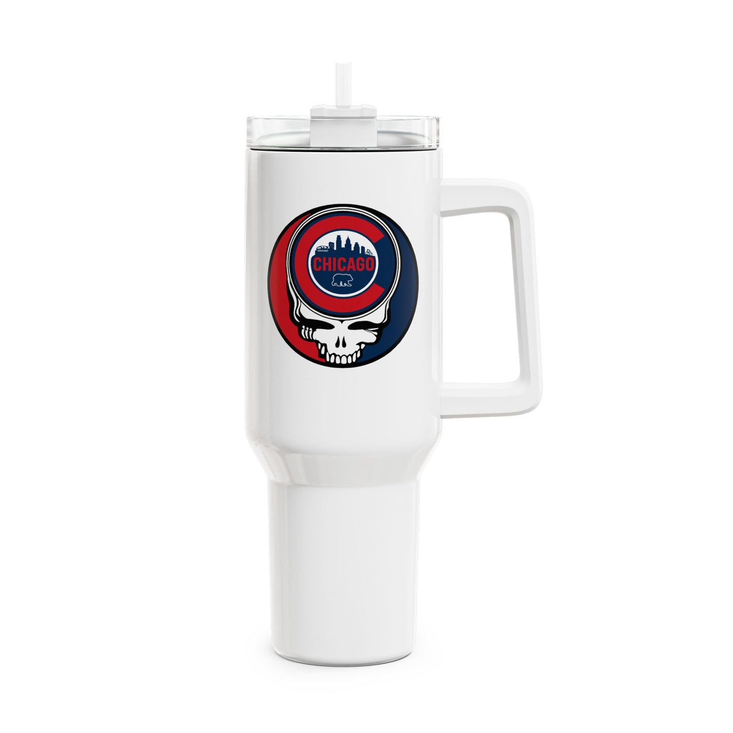 Chicago Cubs "Fat Man" Tumbler, Double Insulated 40oz Travel Mug