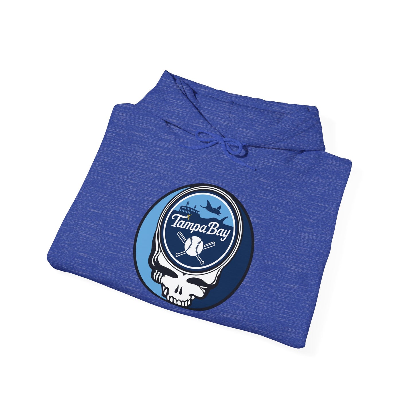 Tampa Bay Rays Grateful Dead Unisex Heavy Blend Hoodie - MLB