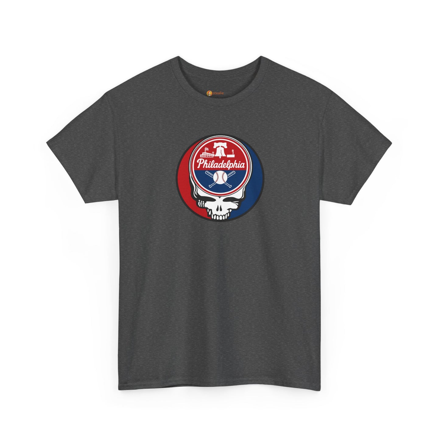 Philadelphia Phillies Grateful Dead Steal Your Face T-Shirt - MLB