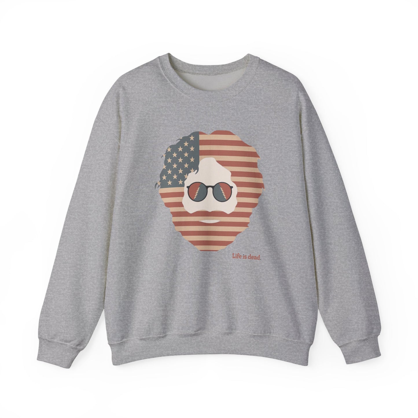 Stars & Stripes Jerry | Life is dead. Crewneck Sweatshirt