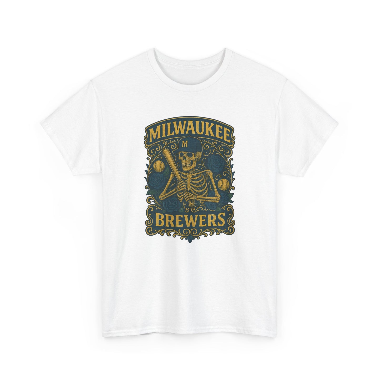 Milwaukee Brewers Retro Poster Art T-shirt