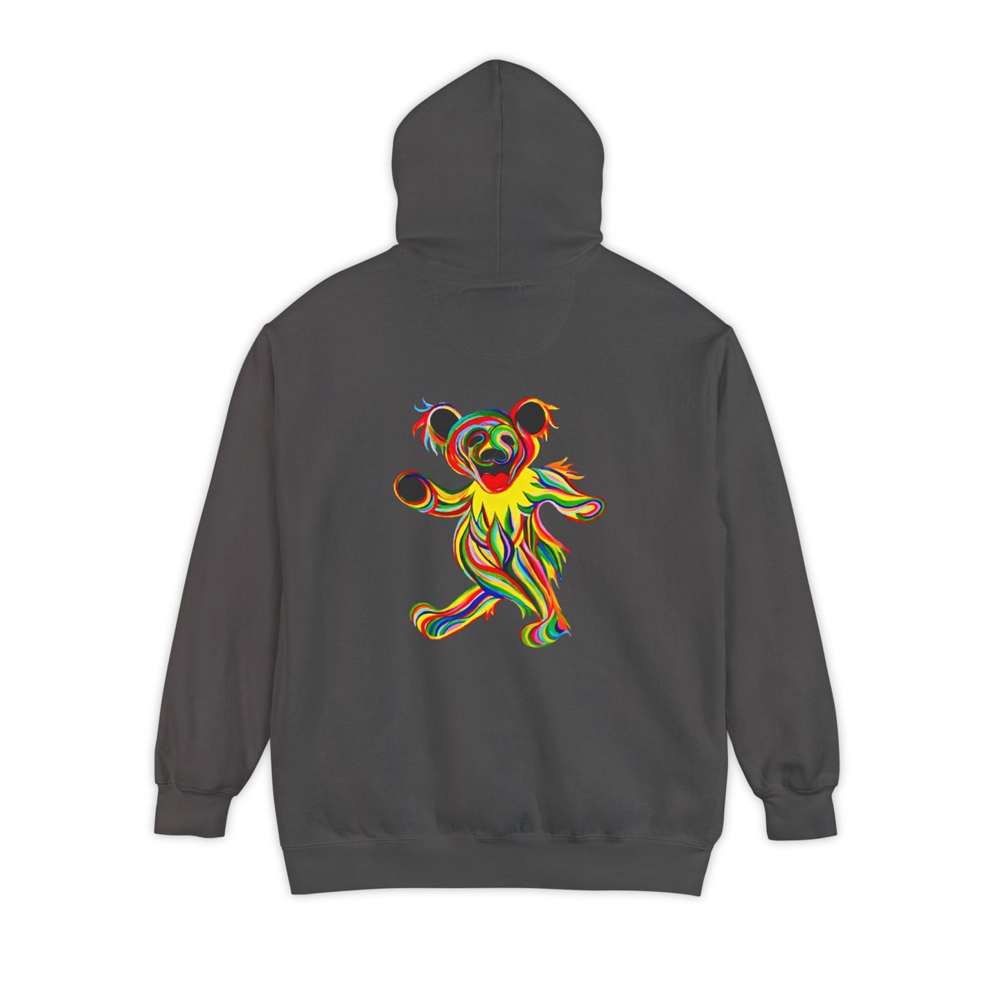 Tie-Dye Bear Vineyard Collection Unisex Garment-Dyed Hoodie