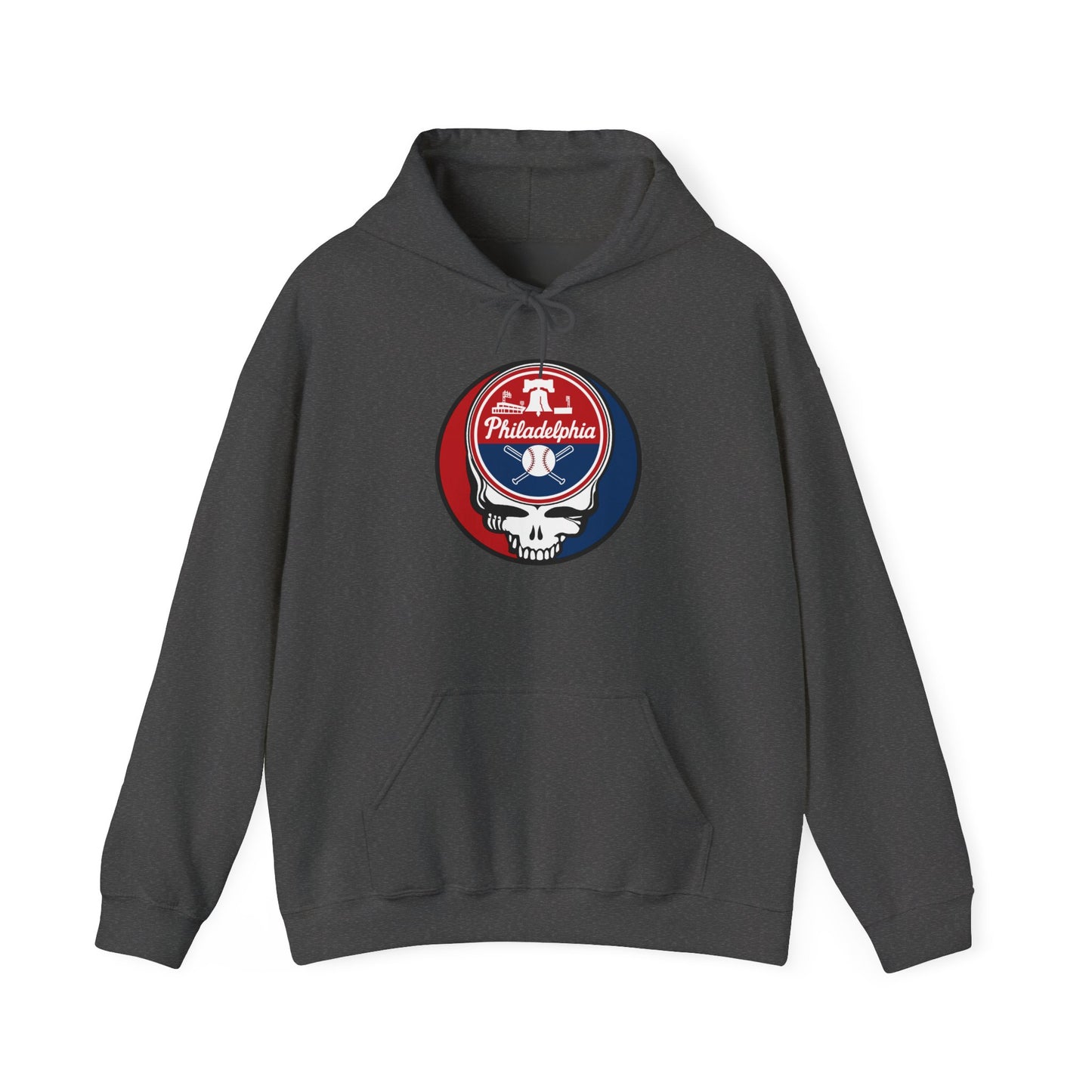 Philadephia Phillies Grateful Dead Unisex Heavy Blend Hoodie - MLB
