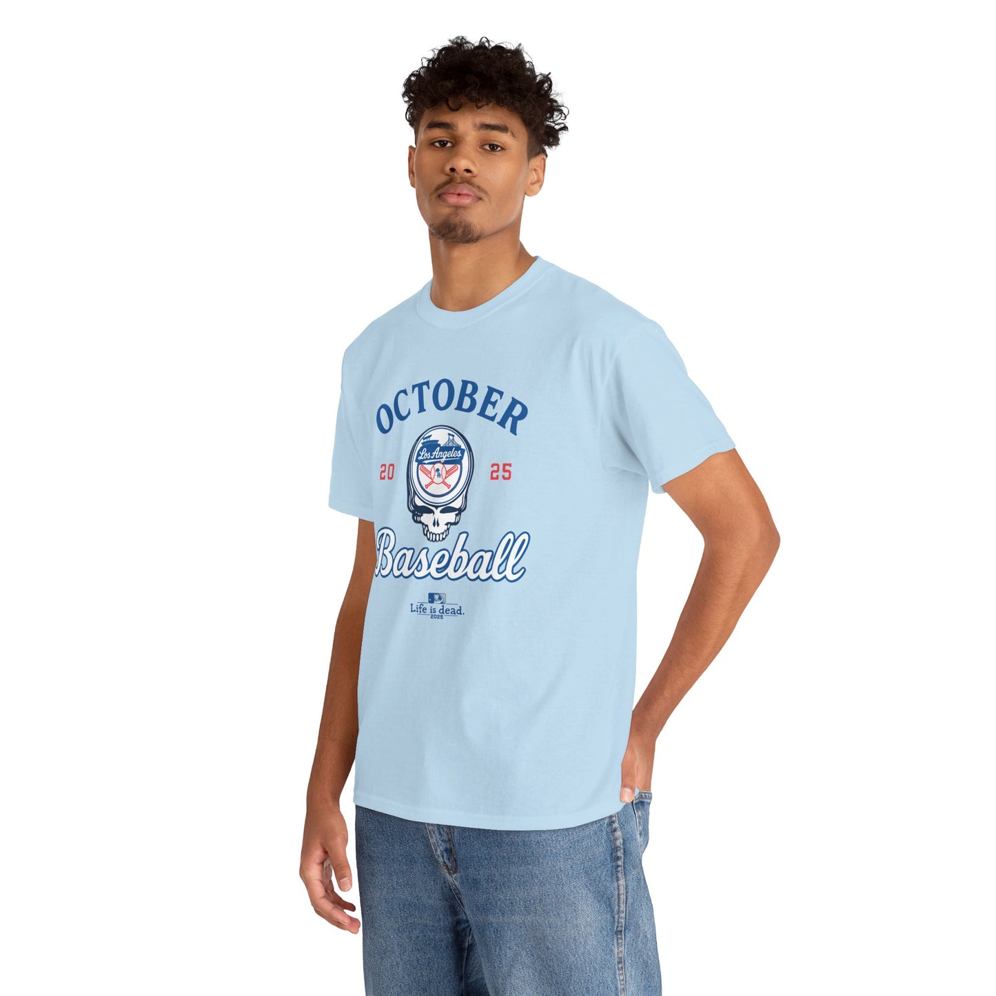 Los Angeles Dodgers Playoffs 2025 Stealie Grateful Dead Tshirt