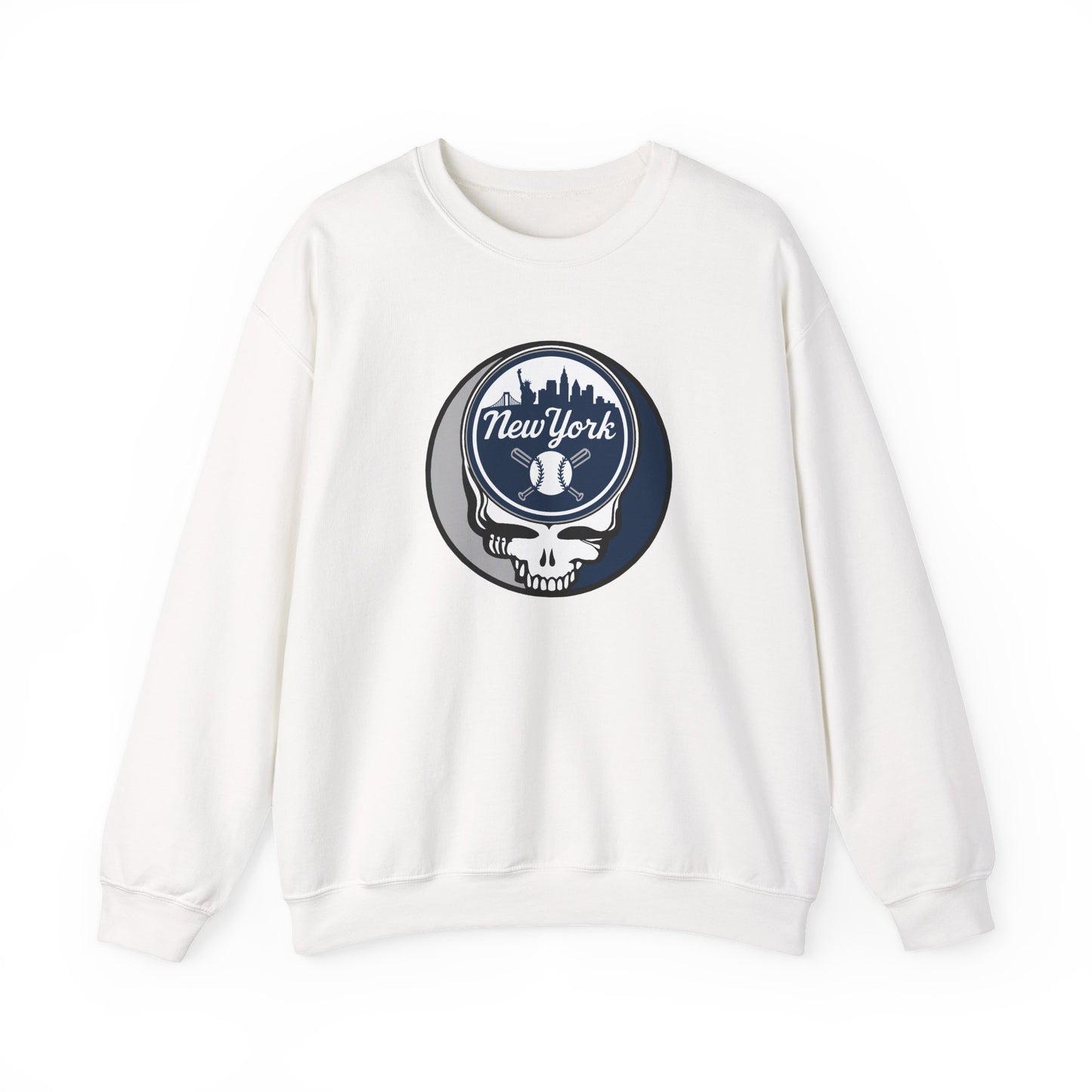 New York Yankees Stealie Grateful Dead Crewneck Sweatshirt - MLB