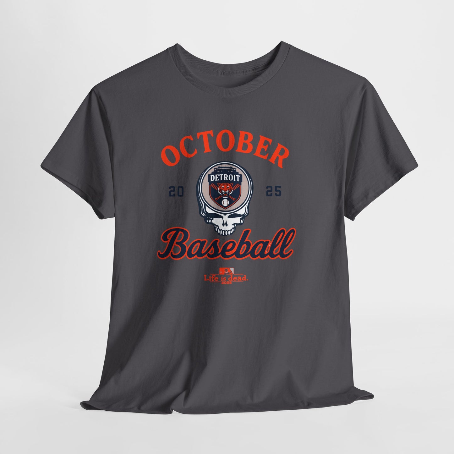Detroit Tigers Playoffs 2025 Stealie Grateful Dead Tshirt