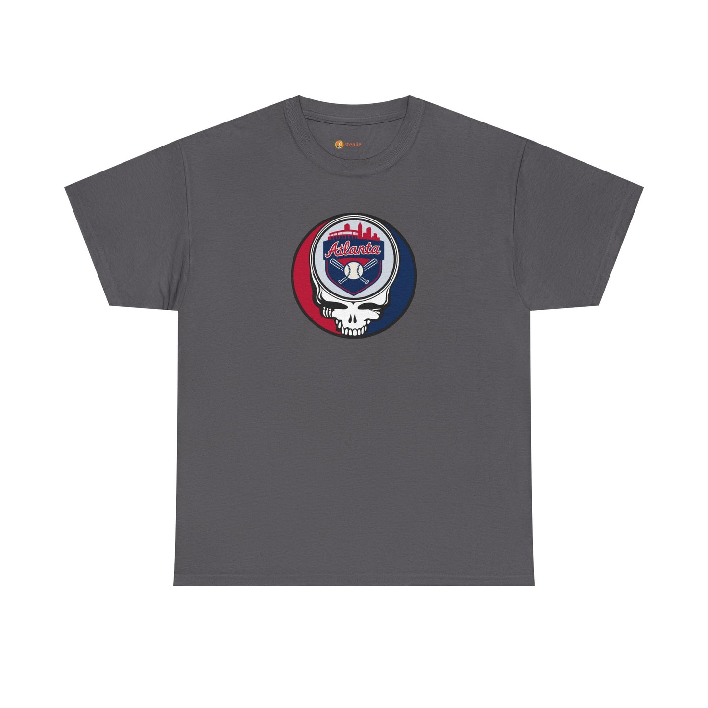 Atlanta Braves Grateful Dead Steal Your Face T-Shirt - MLB