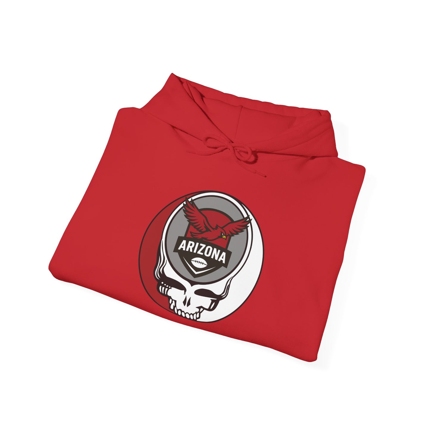 Arizona Cardinals Stealie Grateful Dead Hooded Sweatshirt - NFL