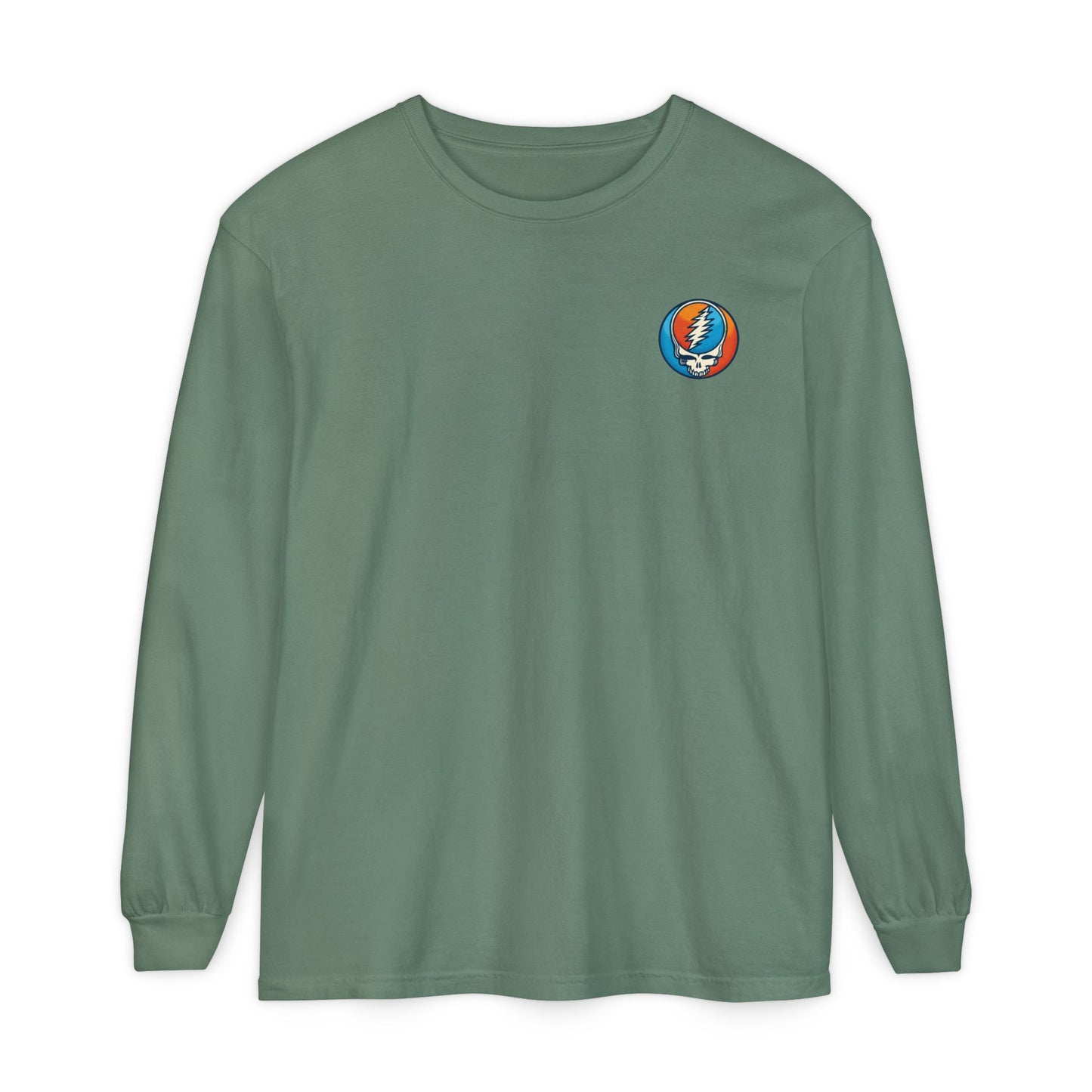 Twisted Stealie Two-Sided Vineyard Collection Garment-dyed Long Sleeve T-Shirt