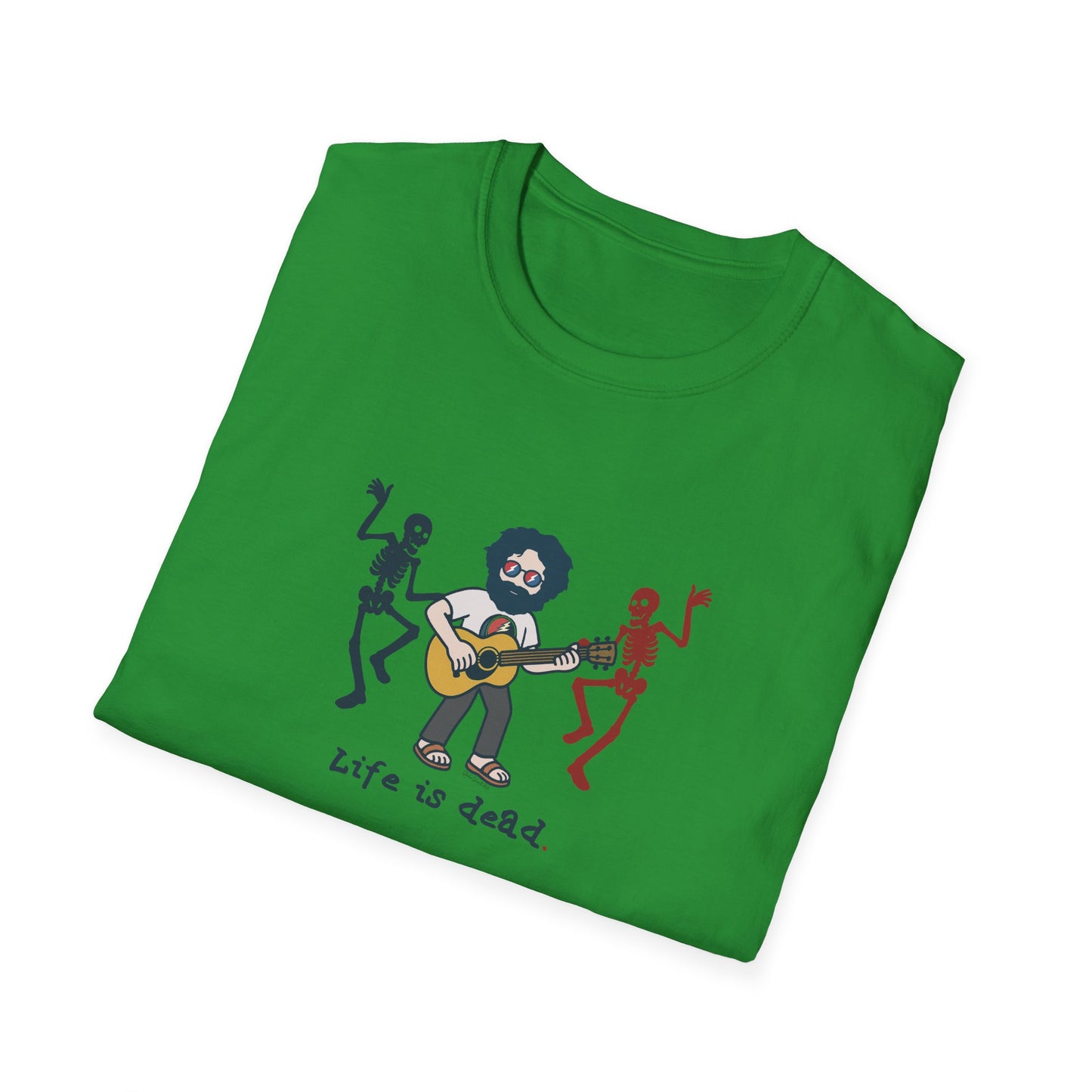 Jammin' Jerry And His Friends - Life is dead. Grateful Dead TShirt