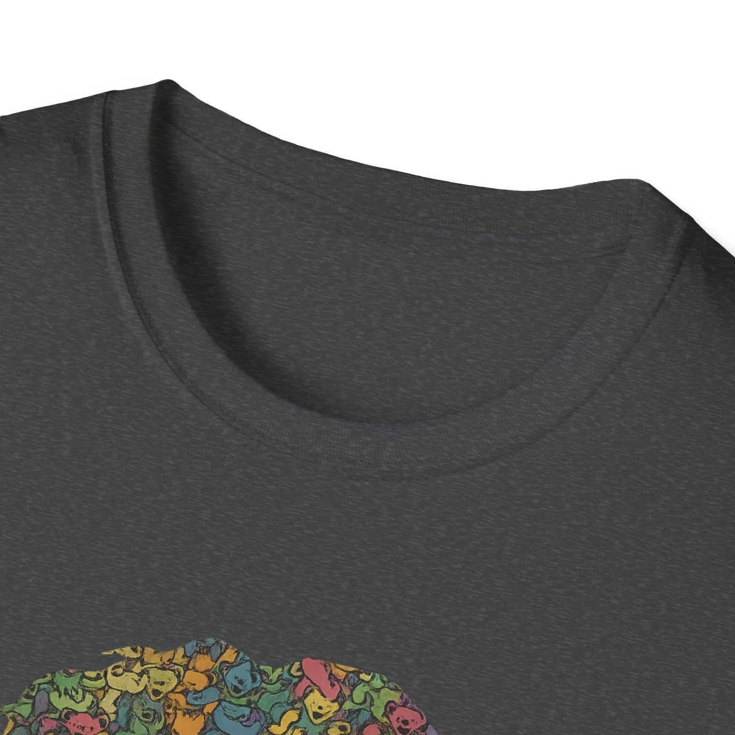 Jerry Garcia Dancing Bears Face - Vineyard Collection Grateful Dead TShirt