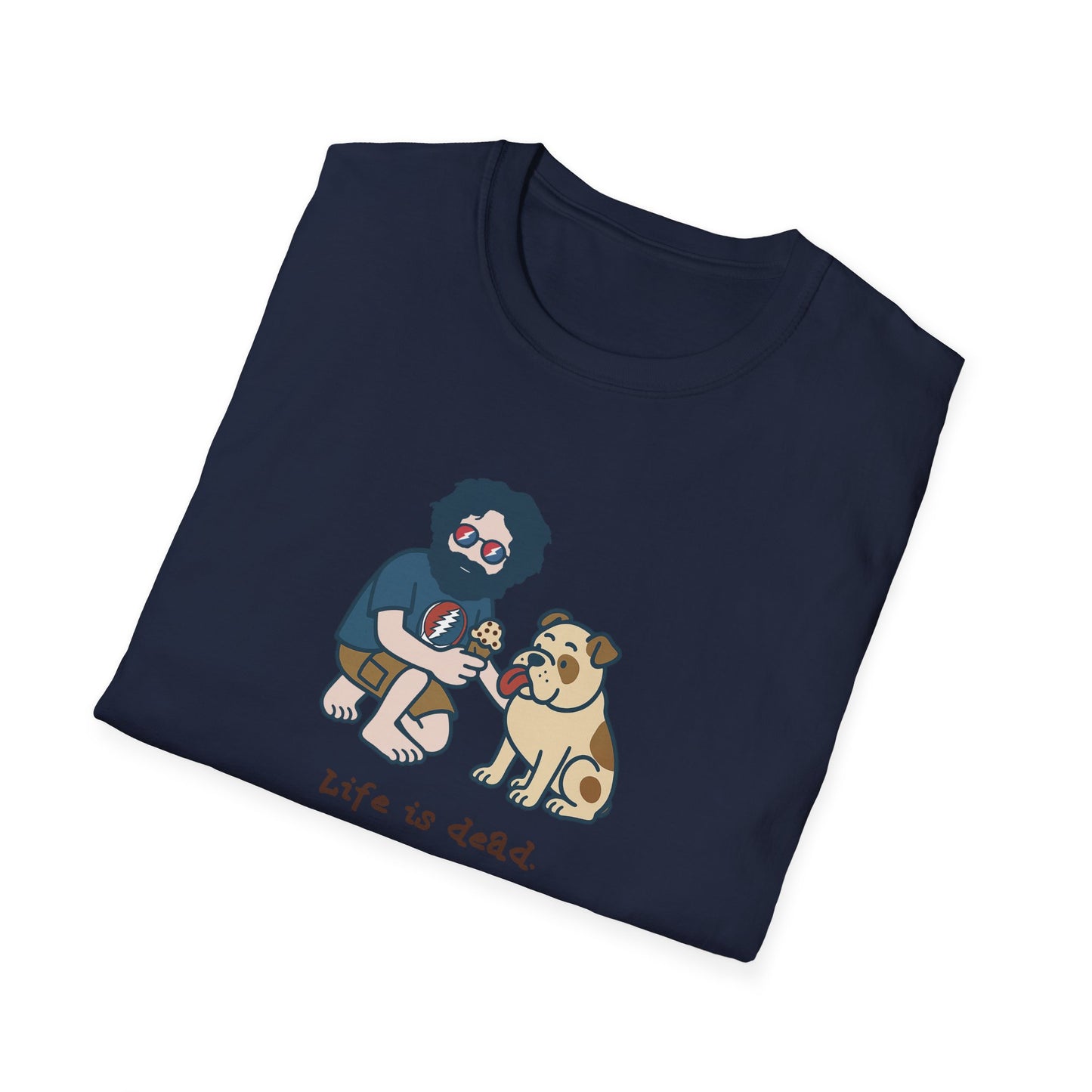 Jerry and Frank are Sharin' - Life is dead. Grateful Dead TShirt