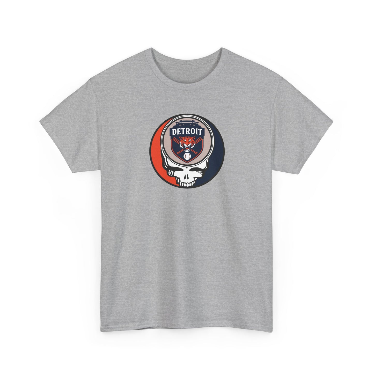 Detroit Tigers Grateful Dead Steal Your Face T-Shirt - MLB