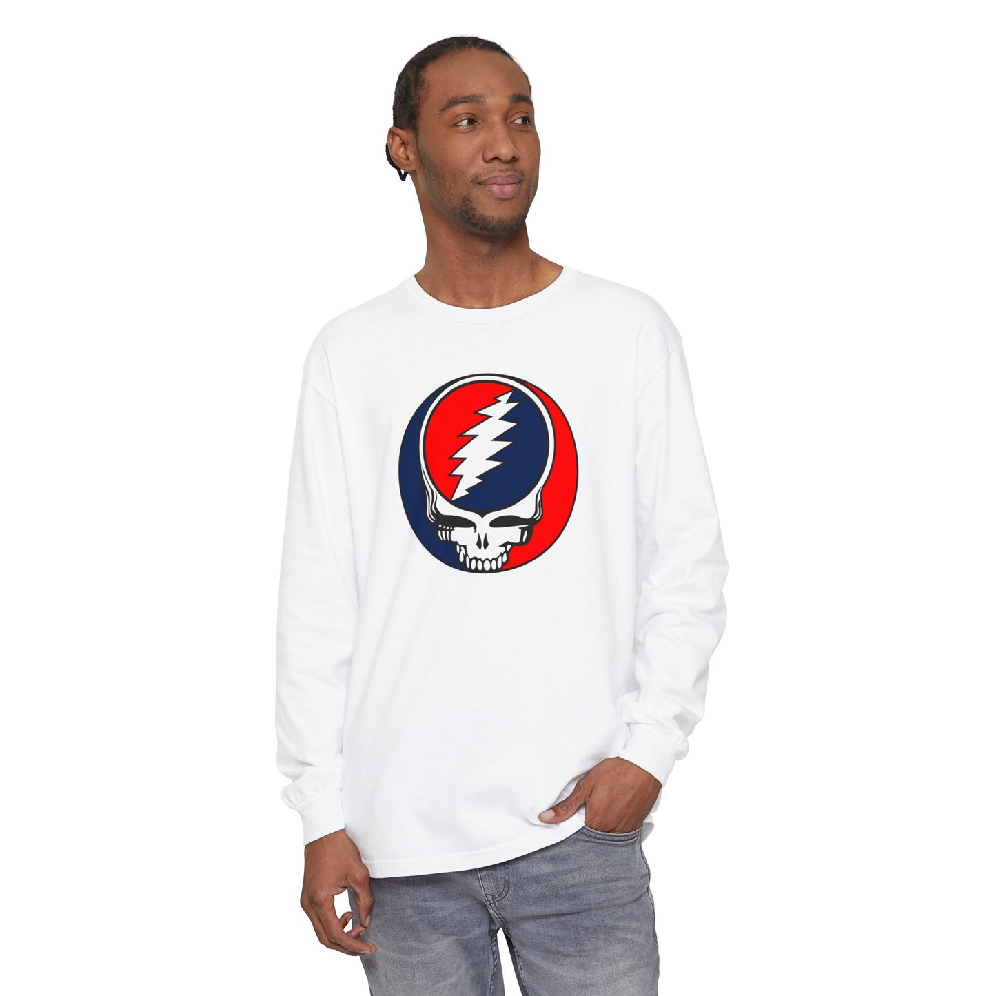 Classic Stealie Vineyard Collection Garment-dyed Long Sleeve T-Shirt