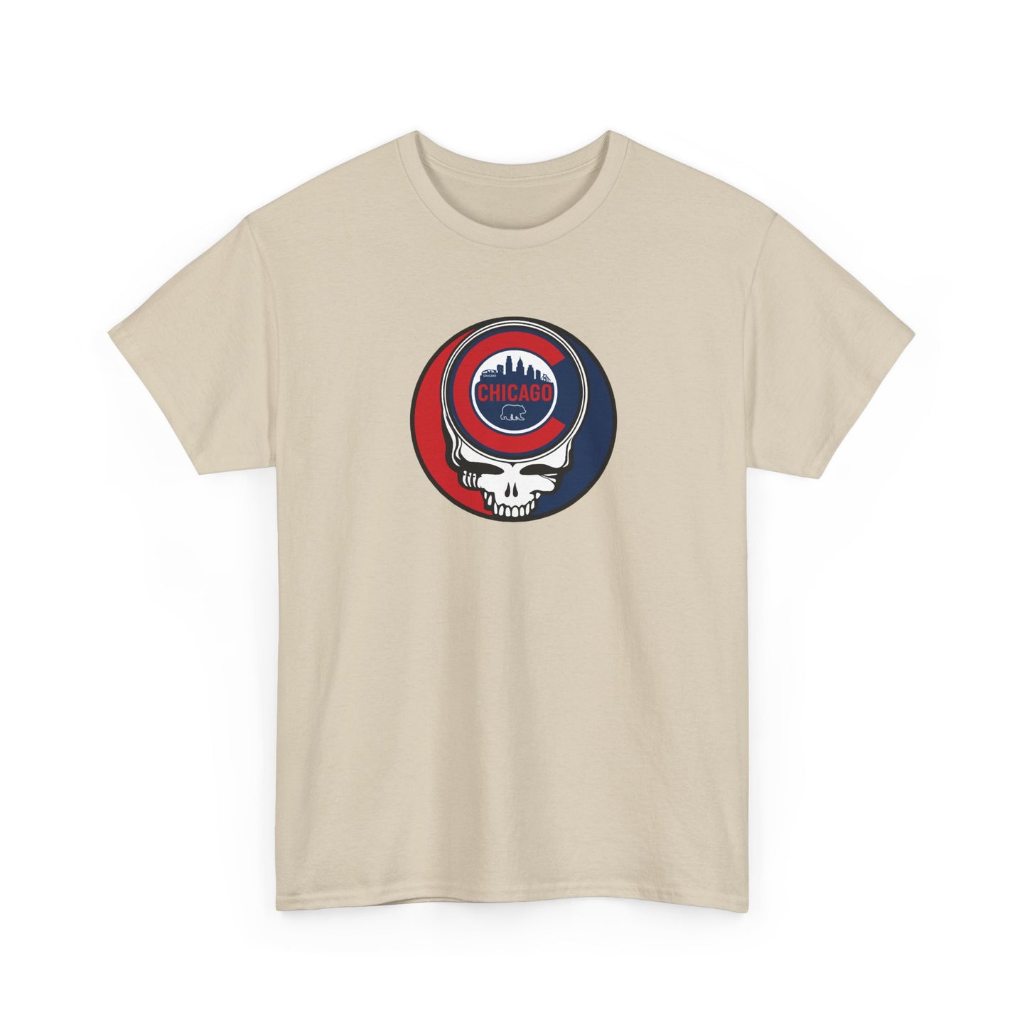 Chicago Cubs Grateful Dead Steal Your Face T-Shirt - MLB