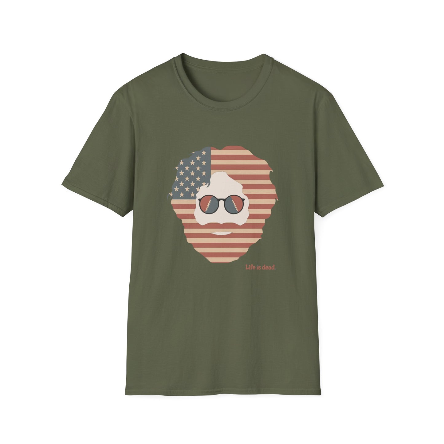 Stars & Stripes Jerry Life is dead. T-Shirt