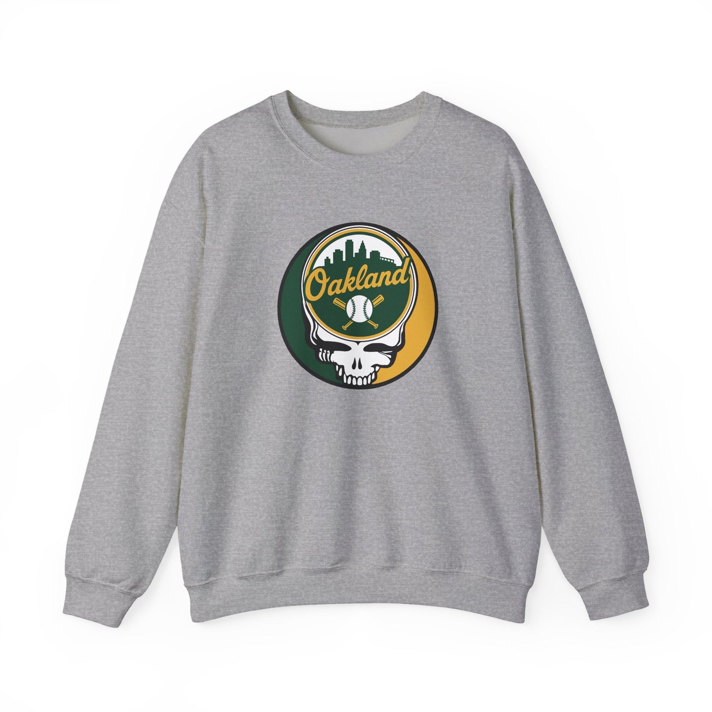 Oakland A's Stealie Grateful Dead Crewneck Sweatshirt - MLB