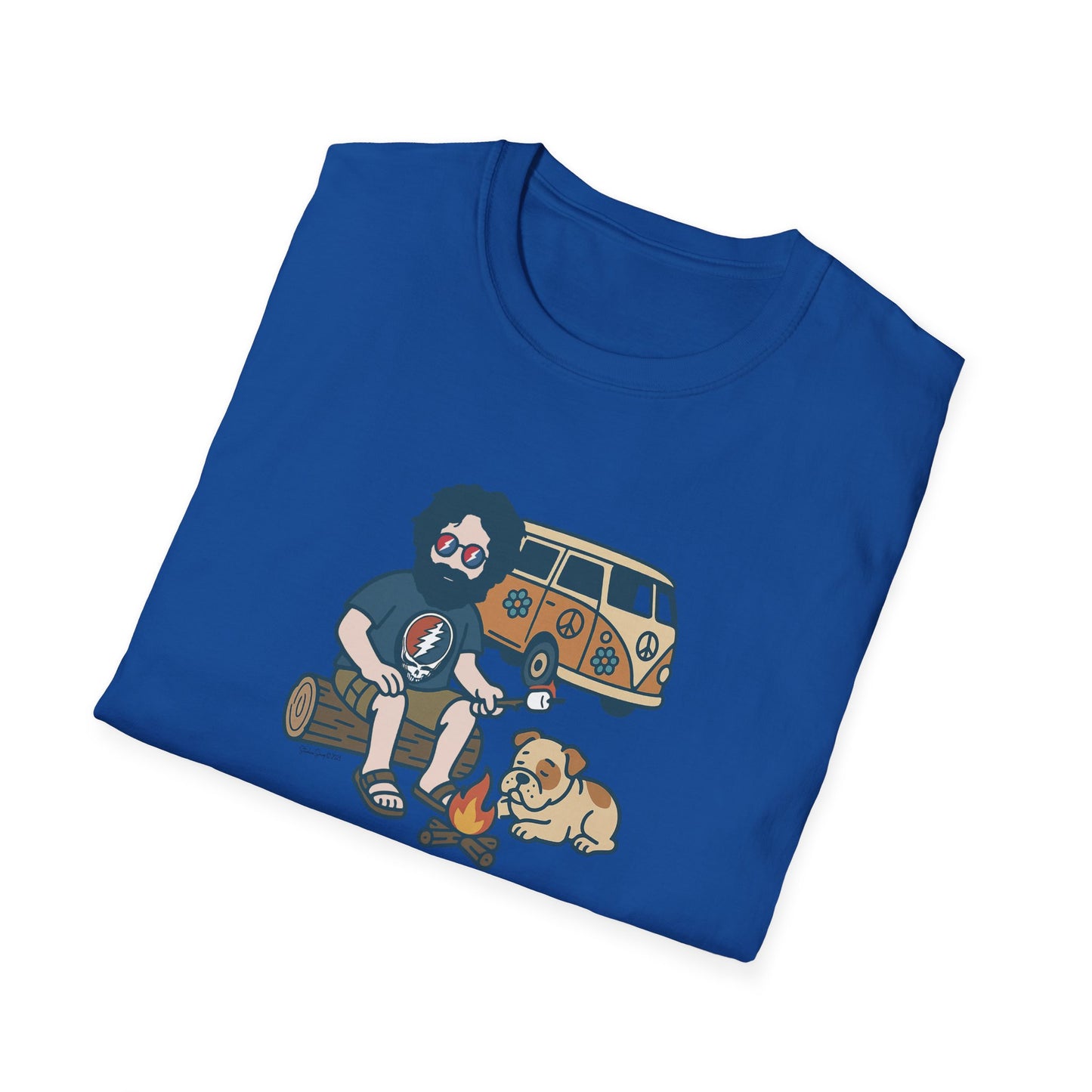 Campin' Jerry - Life is dead. Grateful Dead TShirt