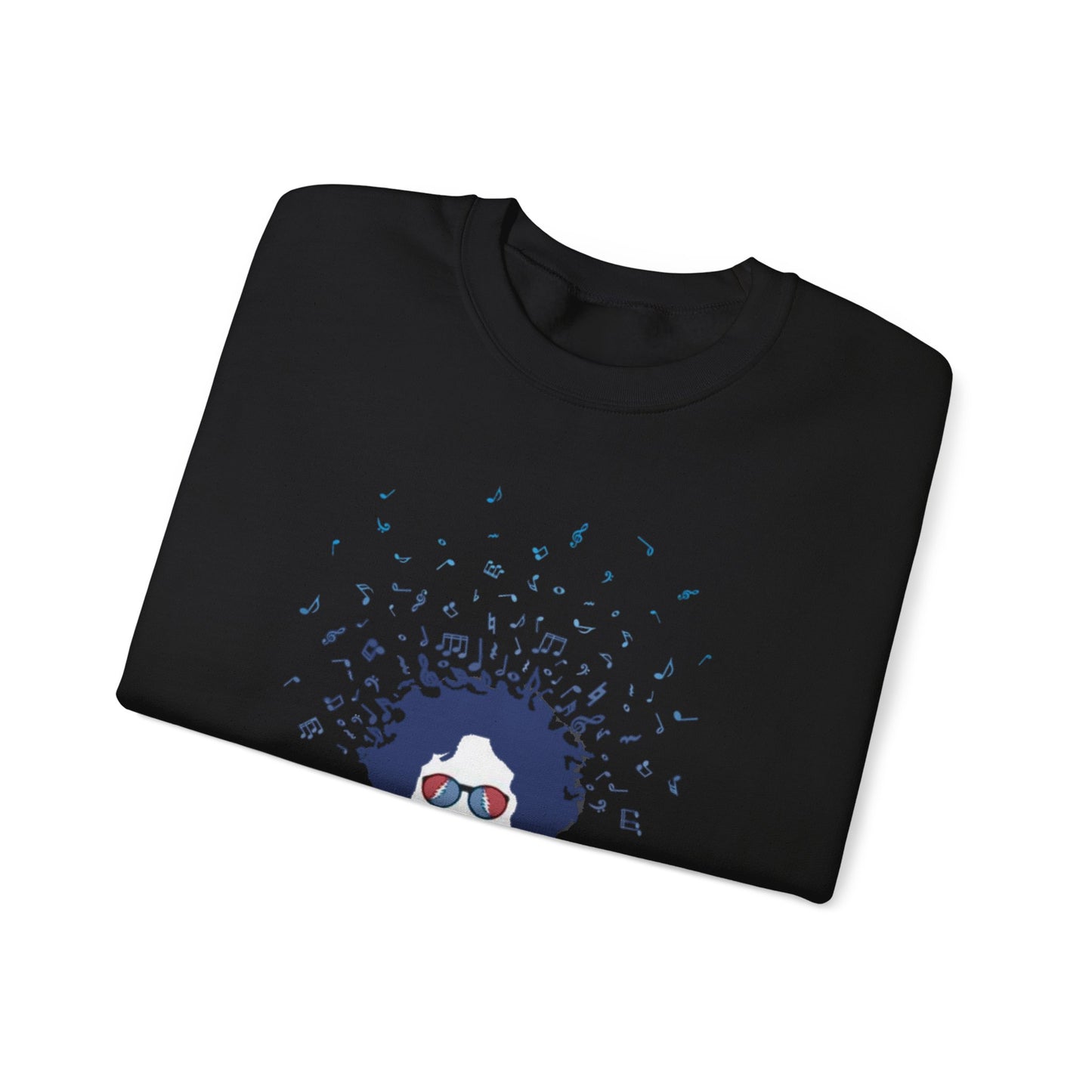 Jerry's Bursting With Music | Life is dead. Crewneck Sweatshirt