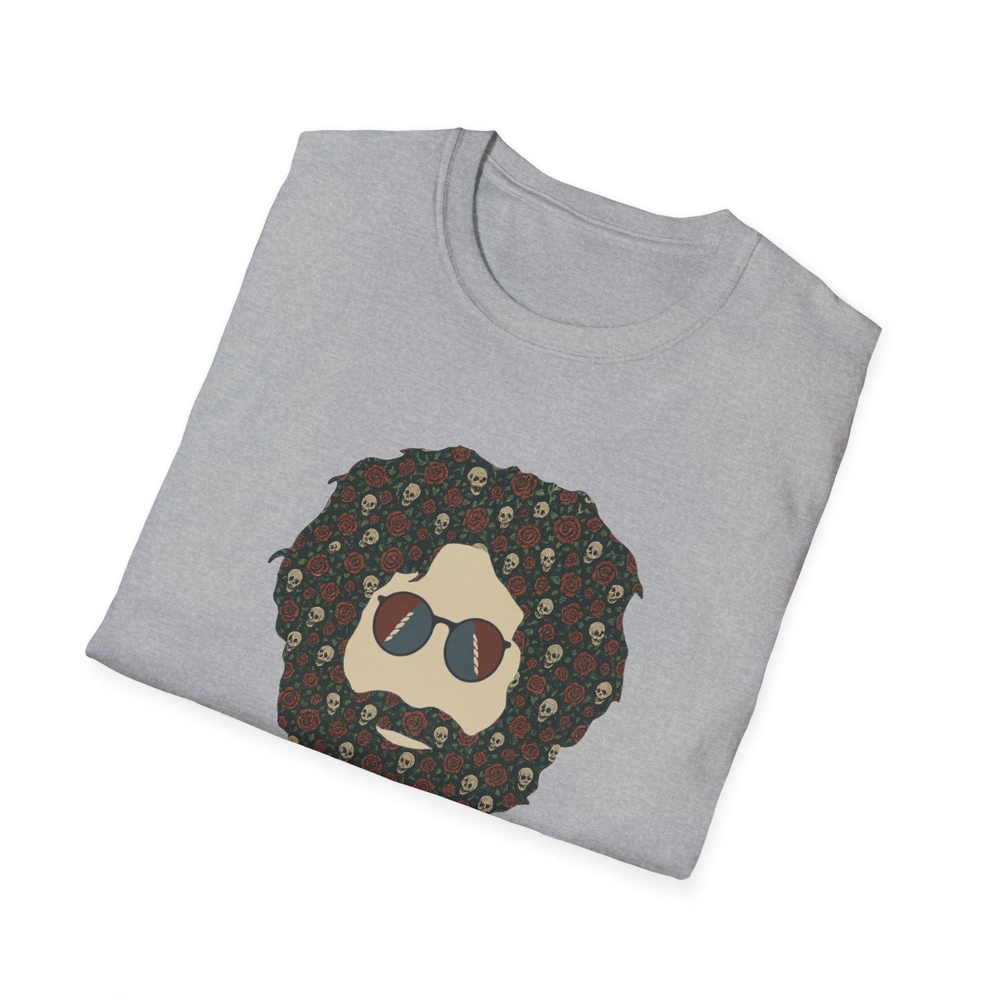 Skull & Roses Jerry Life is dead. T-Shirt