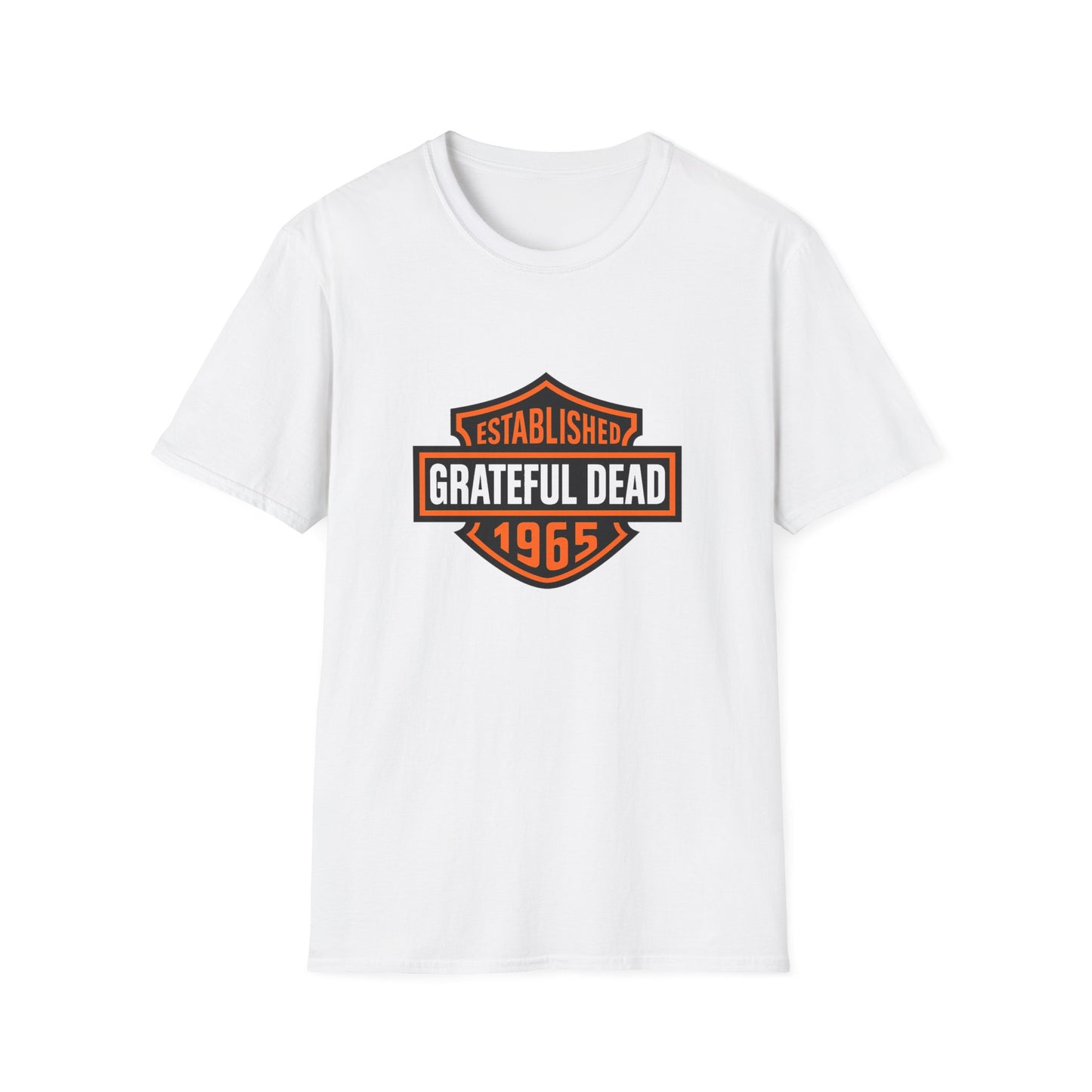 Harley Style Grateful Dead Logo Biker Tee