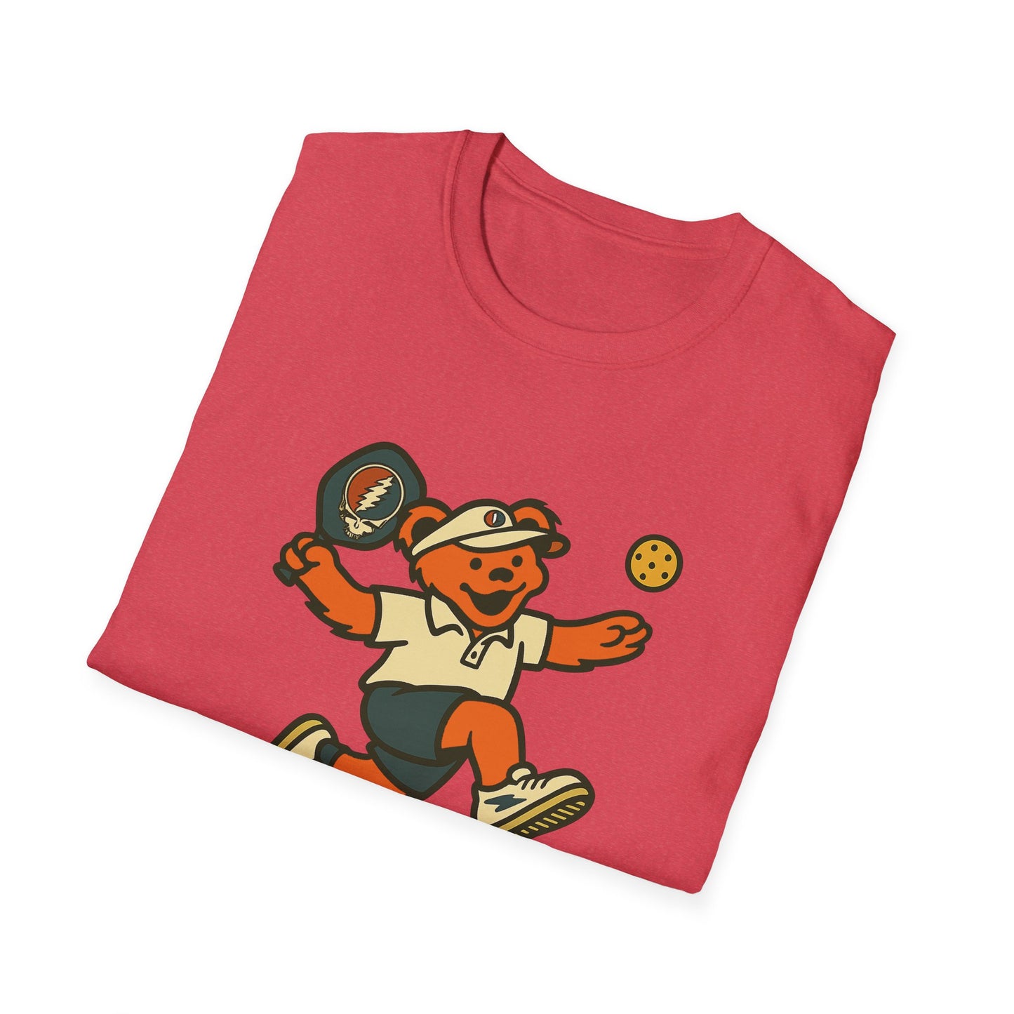 Pickleball Bear - Life is dead. Grateful Dead TShirt