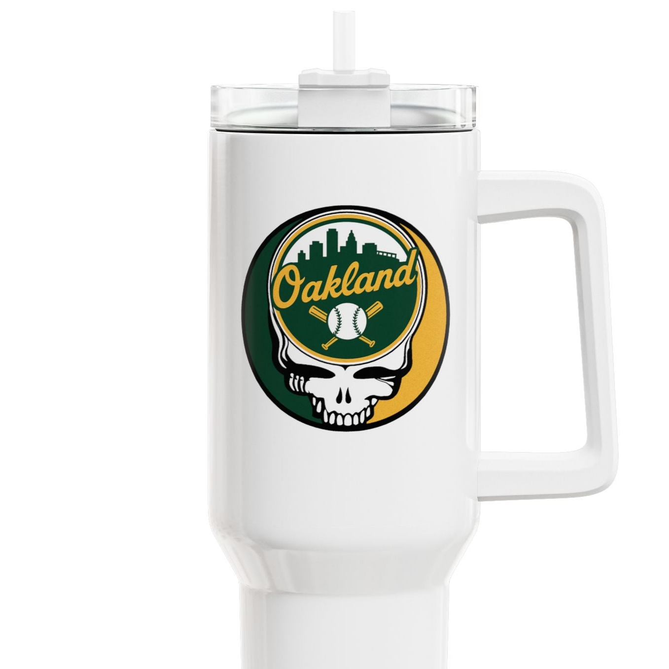 Oakland A's "Fat Man" Tumbler, Double Insulated 40oz Travel Mug
