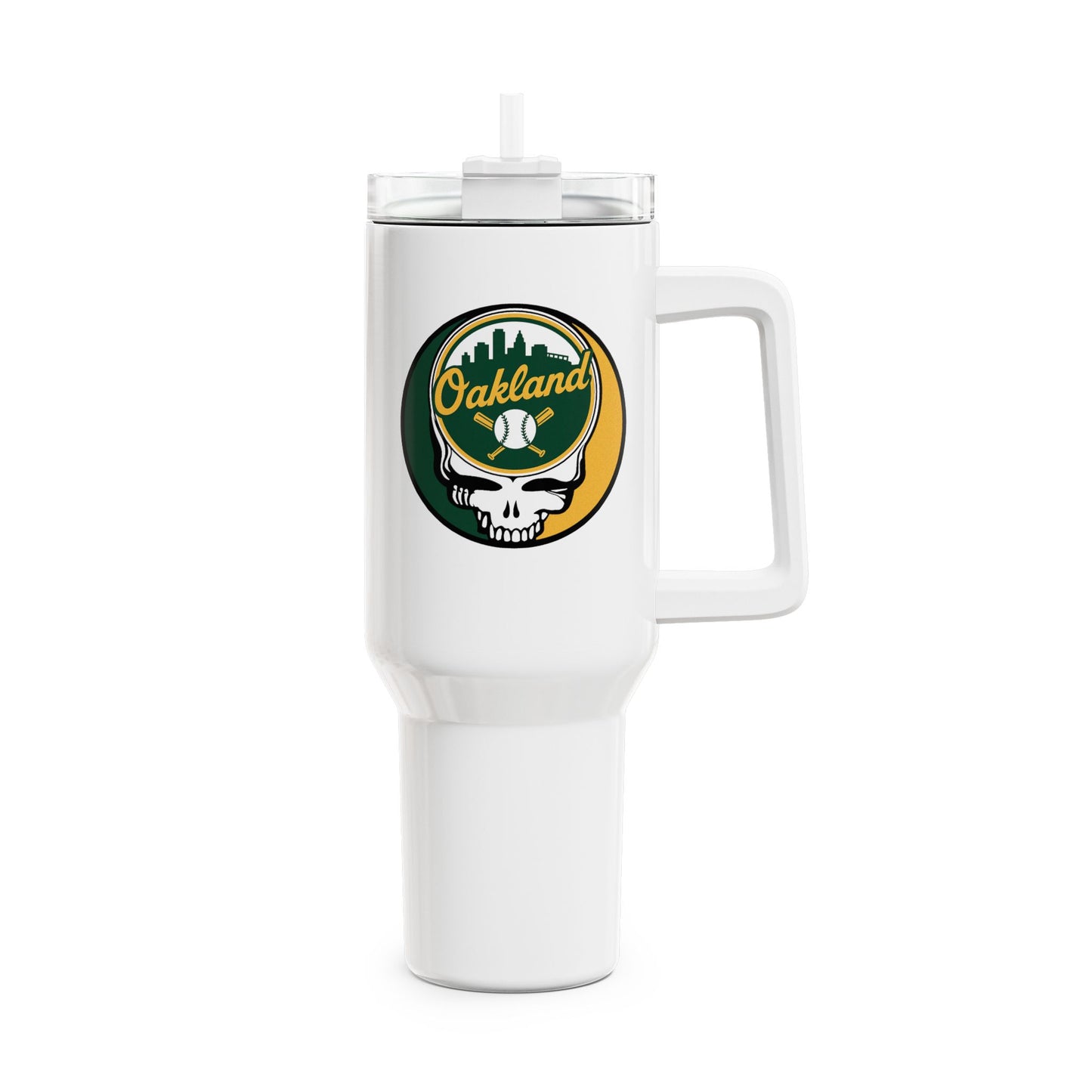 Oakland Baseball "Fat Man" Tumbler, Double Insulated 40oz Travel Mug