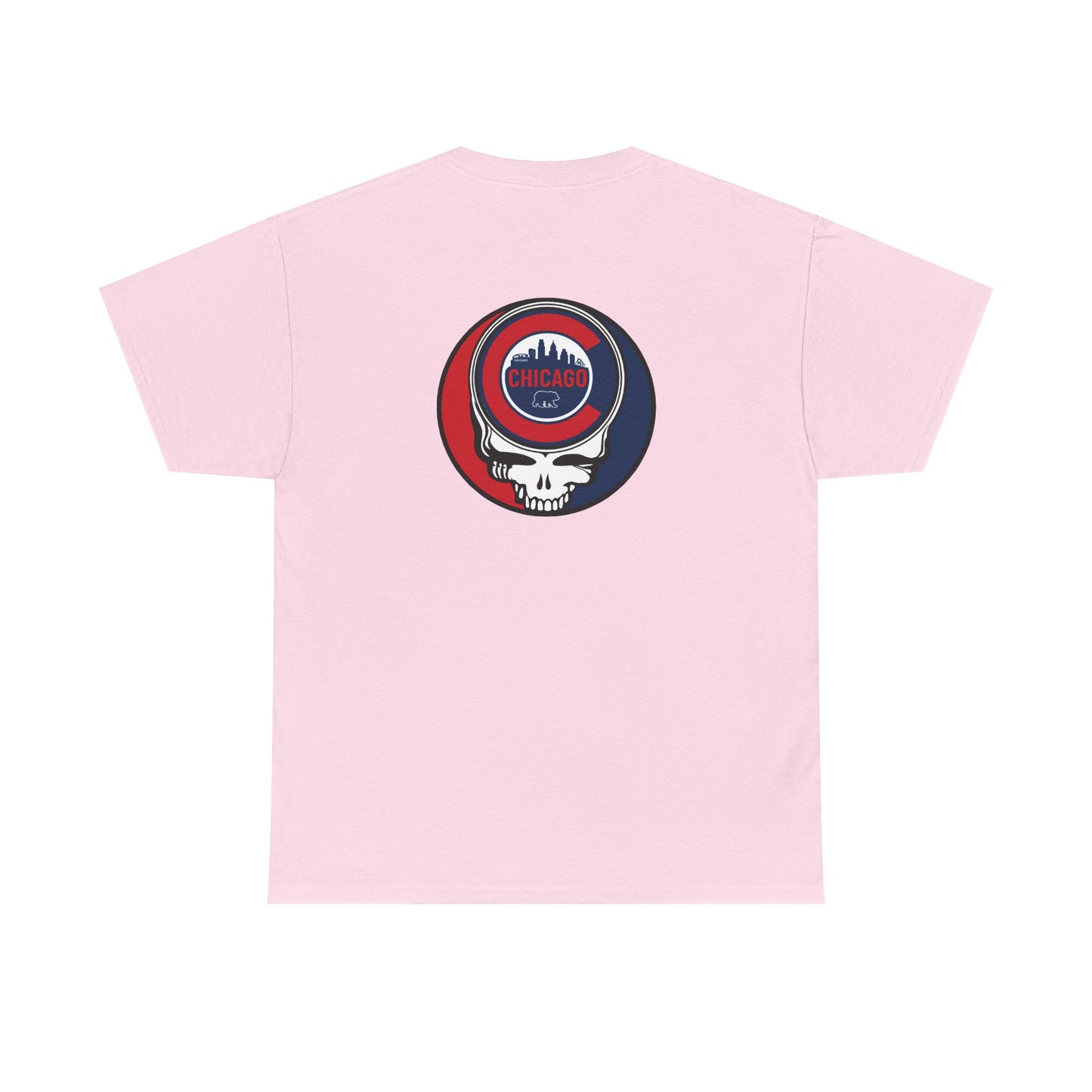 Chicago Cubs Two-Sided Grateful Dead Steal Your Face T-Shirt - MLB