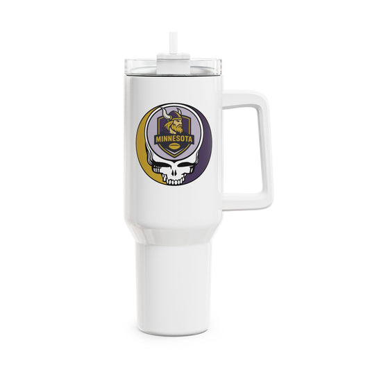 Minnesota Football Stealie "Fat Man" Tumbler, Double Insulated 40oz Travel Mug - NFL