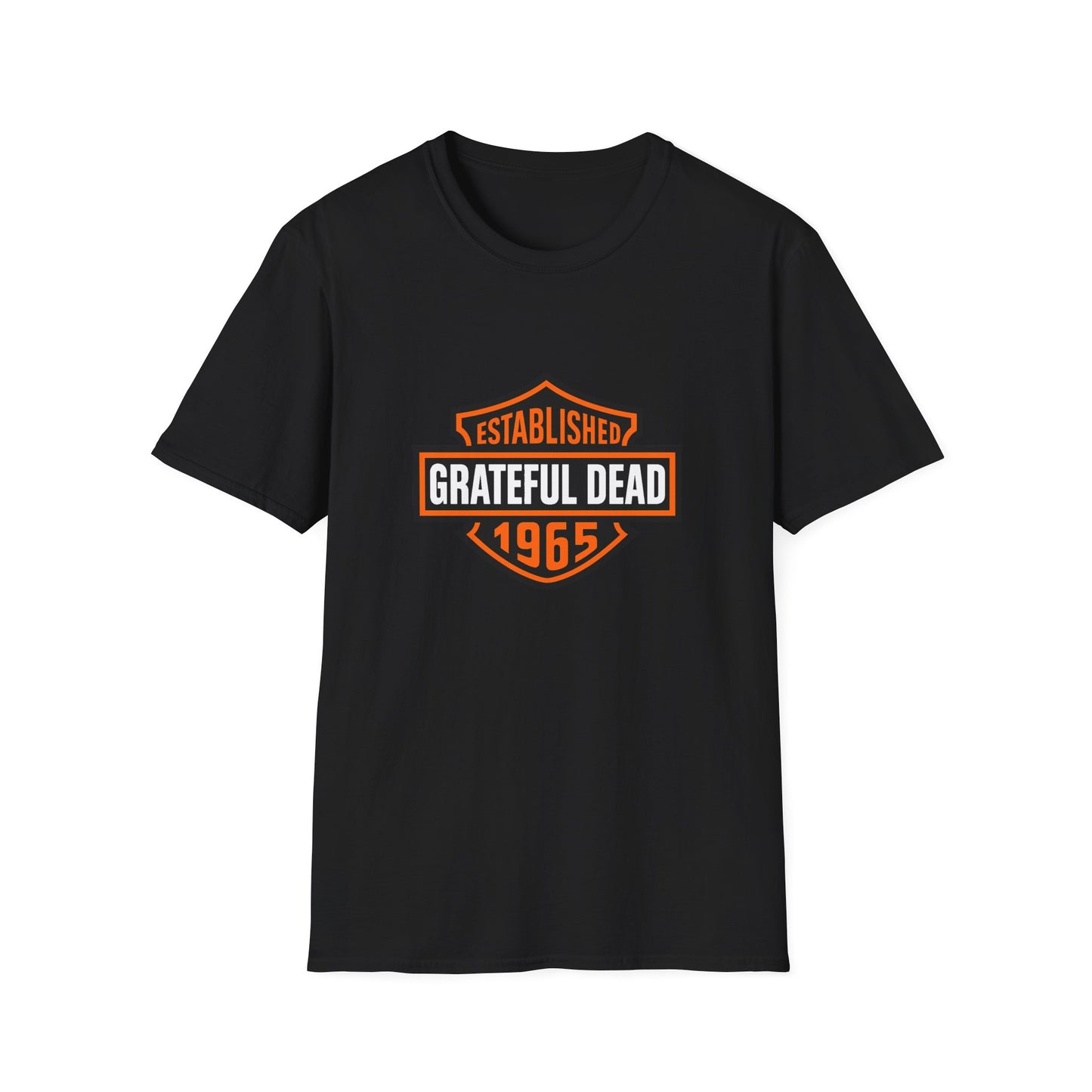 Harley Style Grateful Dead Logo Biker Tee
