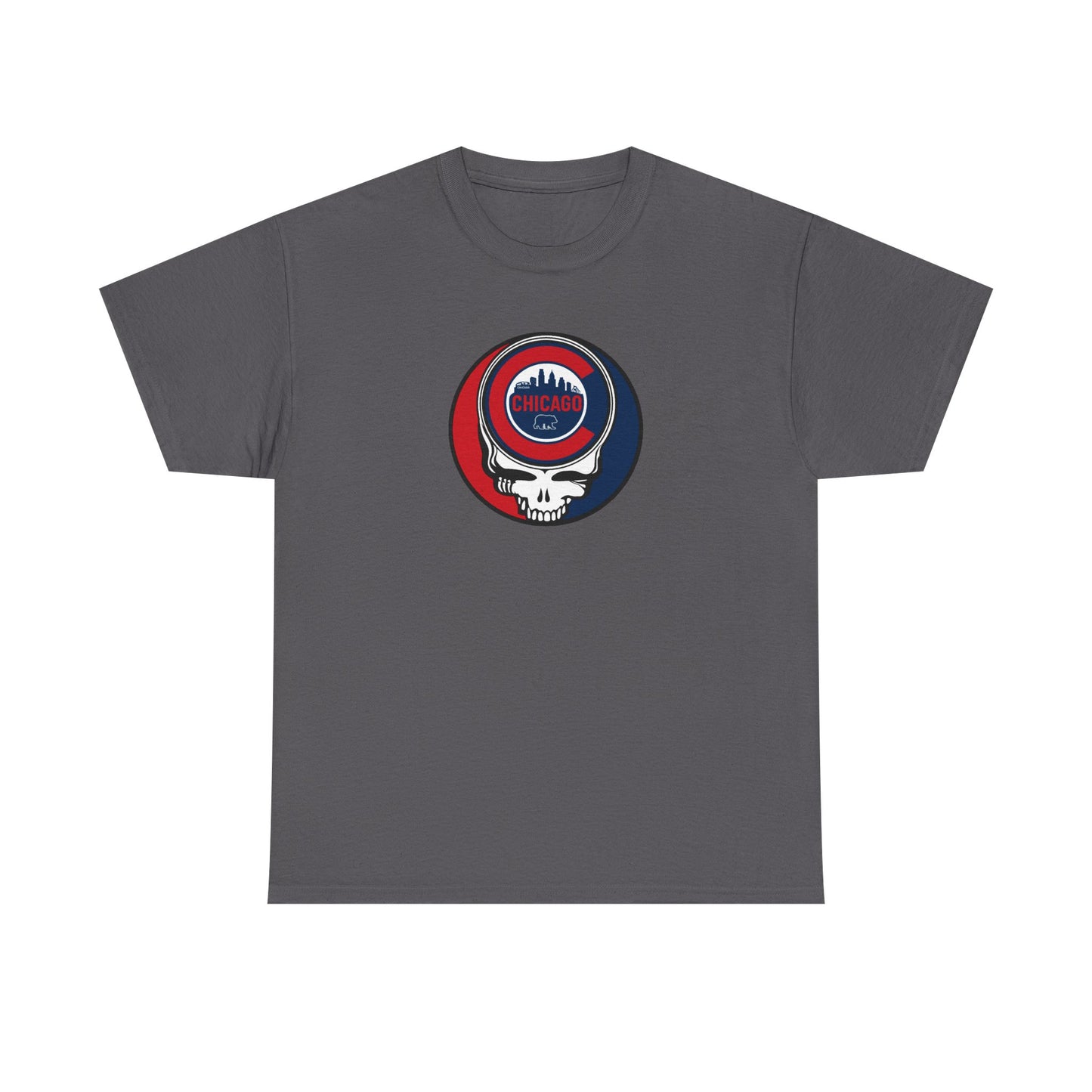 Chicago Cubs Grateful Dead Steal Your Face T-Shirt - MLB