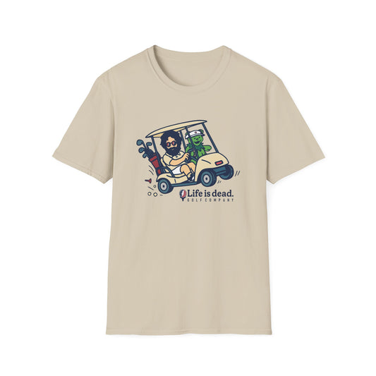 Joy Ridin' Jerry and The Bear Life is dead. Golf Company T-Shirt