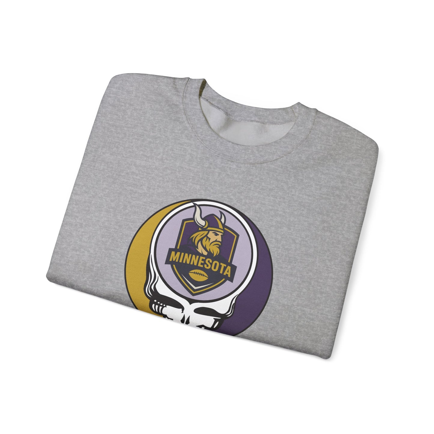 Minnesota Football Grateful Dead Stealie Crewneck Sweatshirt