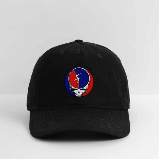 Fire Dancer Organic Baseball Cap - black