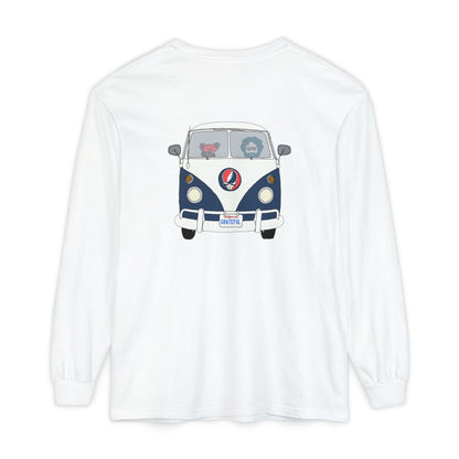 Jerry's Takin' The Bus Two-Sided Vineyard Collection Garment-dyed Long Sleeve T-Shirt