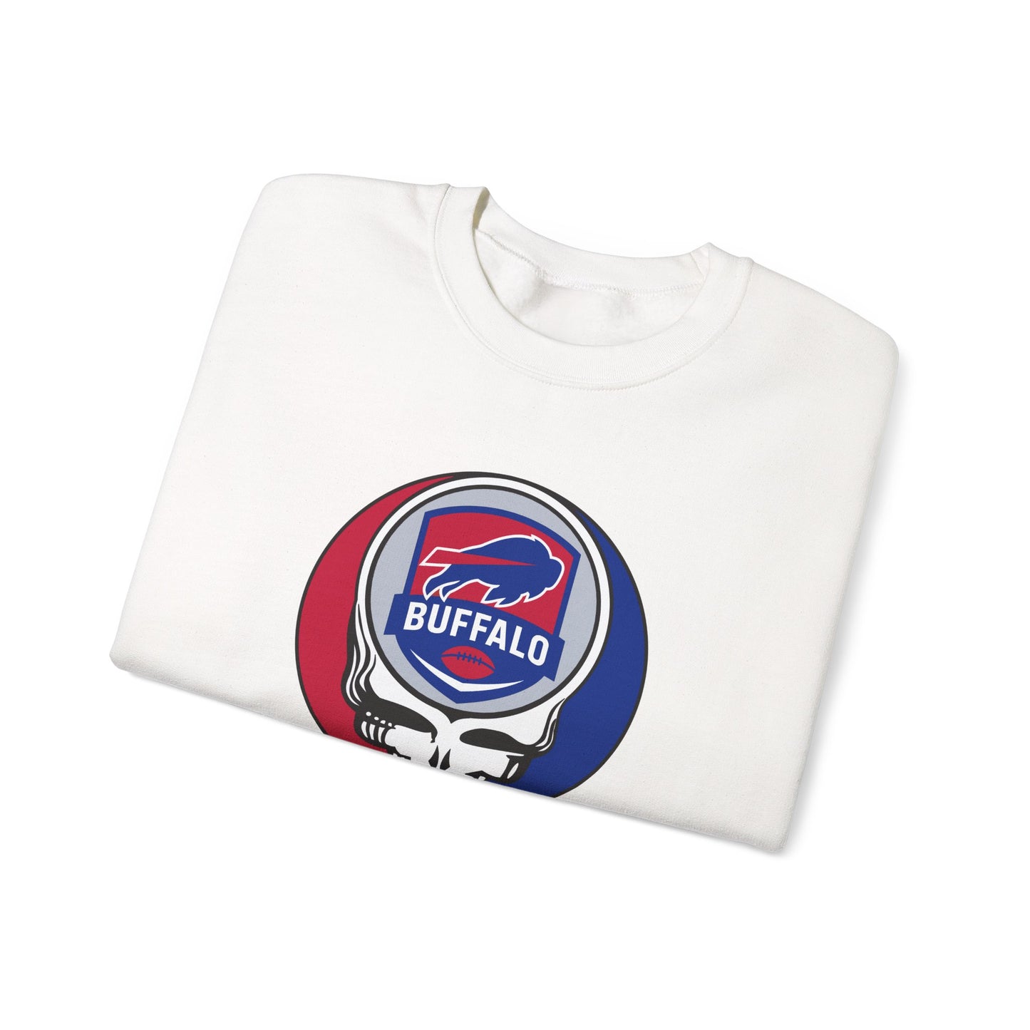 Buffalo Football Grateful Dead Stealie Crewneck Sweatshirt - NFL