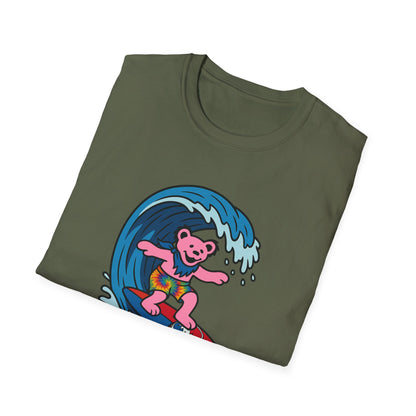 Surfin' Bear - Life is dead. Grateful Dead TShirt